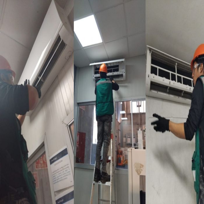 Mantenimiento a equipos de aire acondicionado